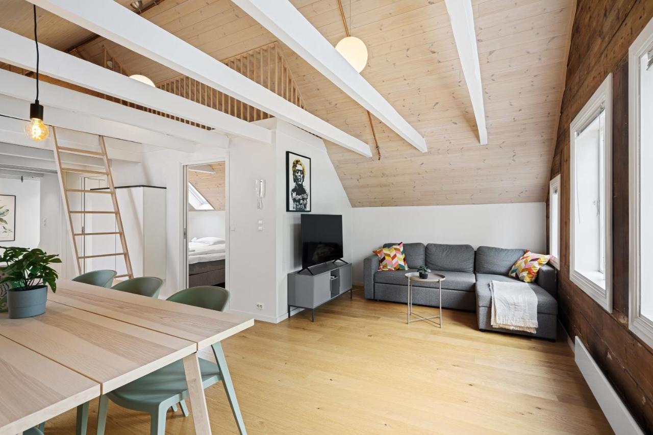 Charming Rooftop Apartment In Heart Of สตาวังเงร์ ภายนอก รูปภาพ